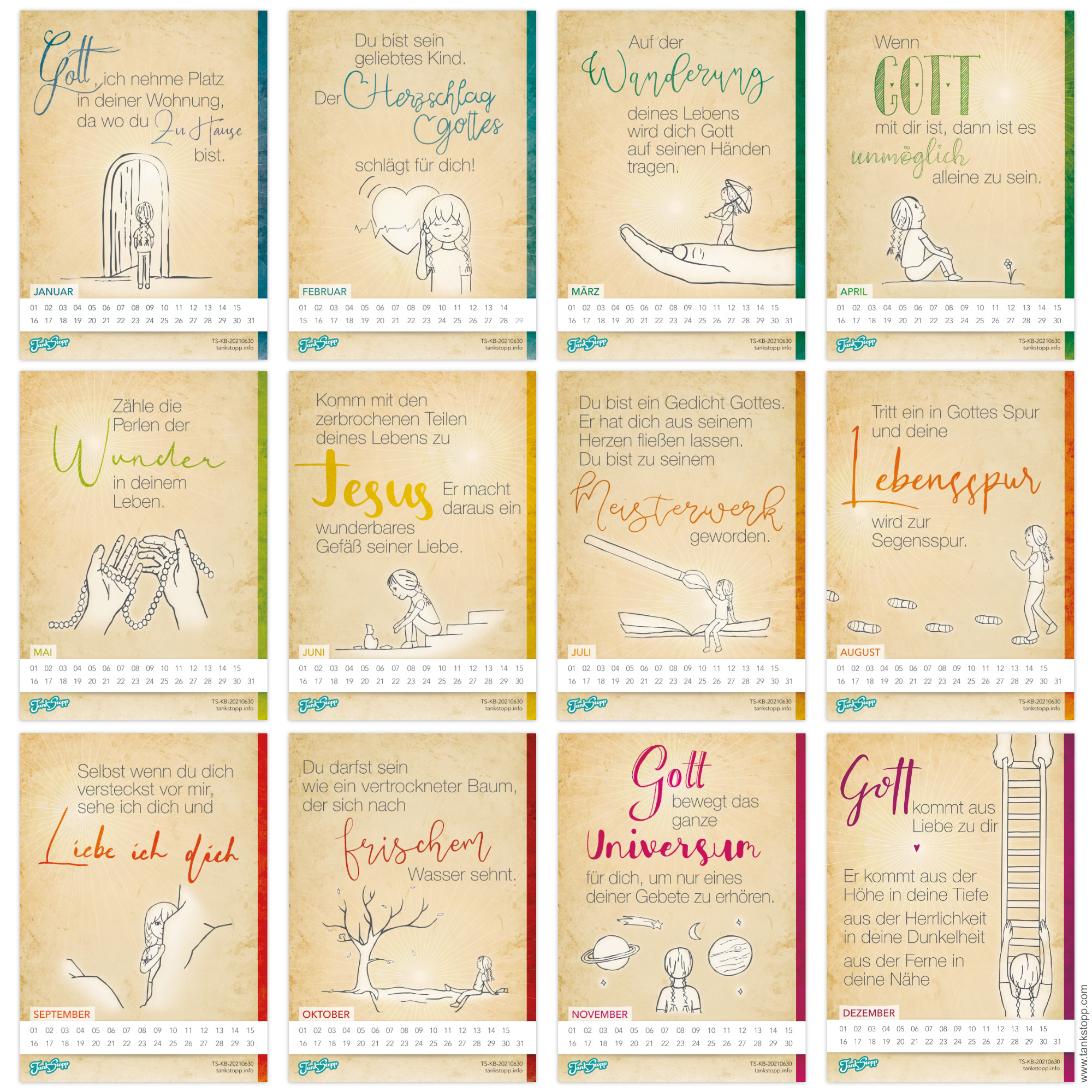 Kalender "Mein geliebtes Kind" – Bild 2