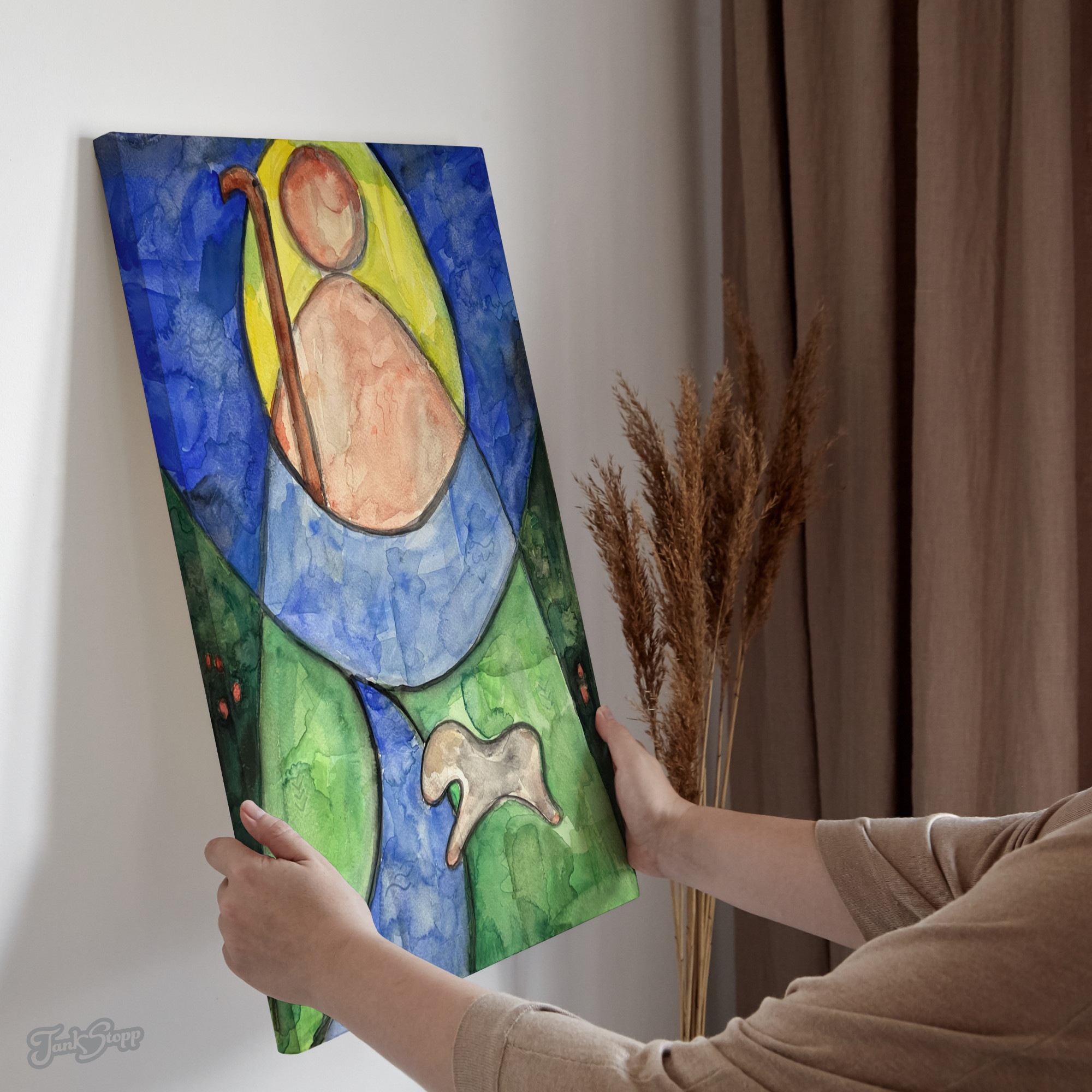 Kunstdruck "Der gute Hirte"