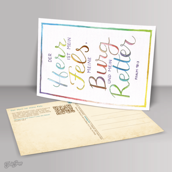 Karte - Der Herr ist mein Fels